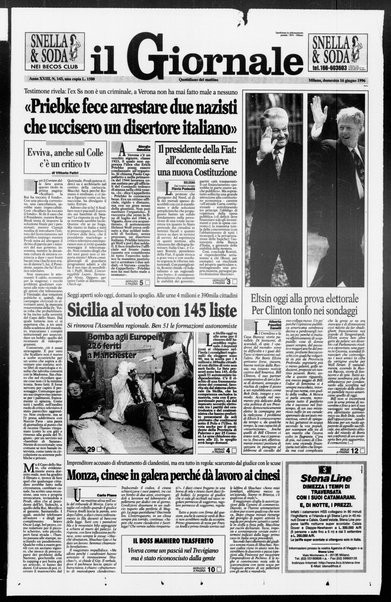 Il giornale : quotidiano del mattino